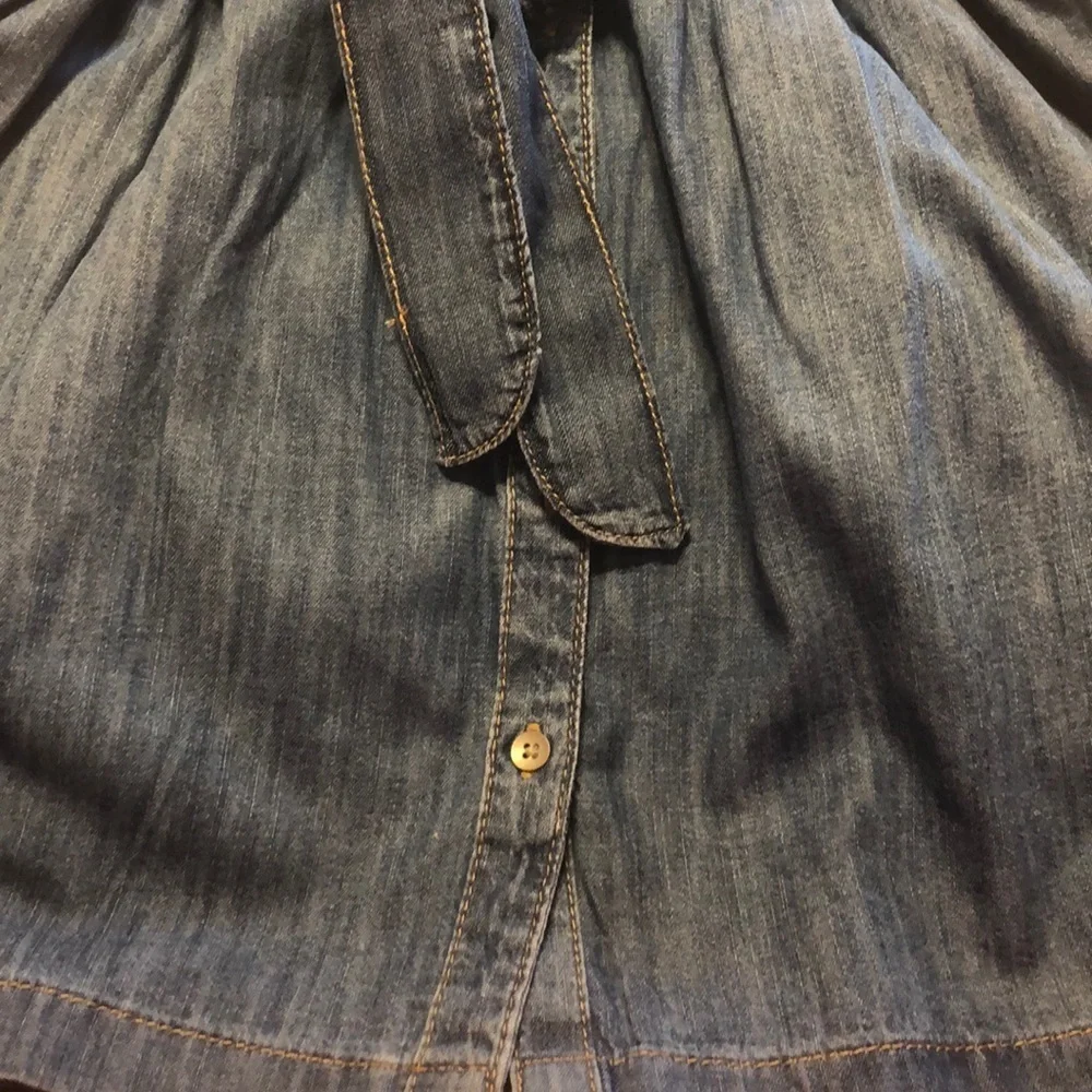 GAP kids blue jean dress size M regular 🌸
